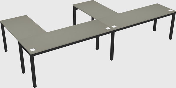 L-shaped desk