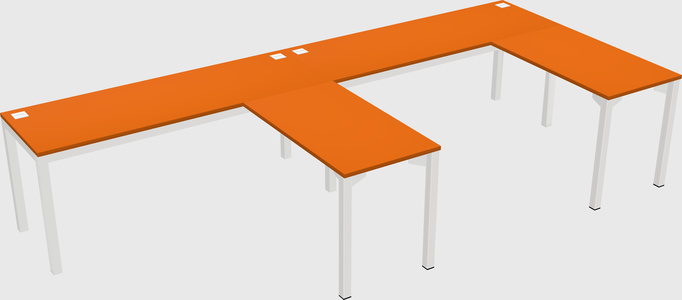 L-shaped desk