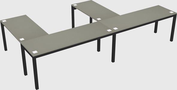 L-shaped desk