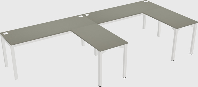L-shaped desk
