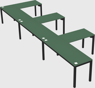 L-shaped desk