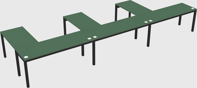 L-shaped desk