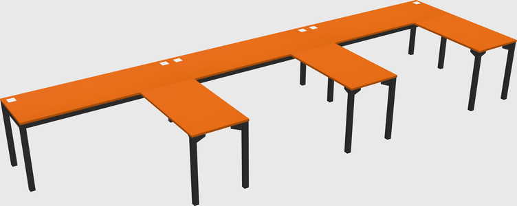 L-shaped desk