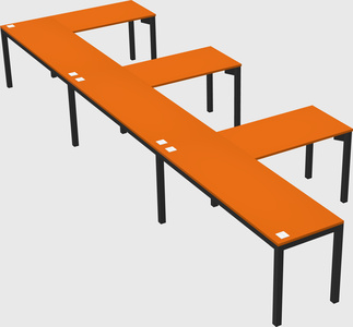 L-shaped desk