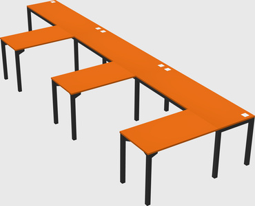 L-shaped desk