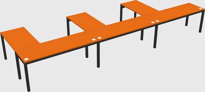 L-shaped desk