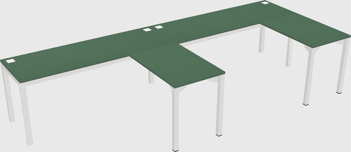 L-shaped desk
