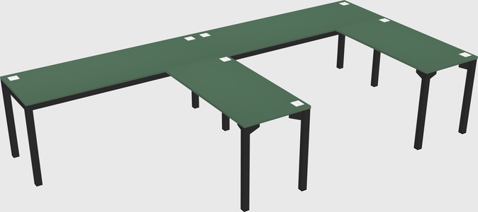 L-shaped desk