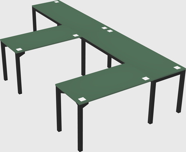L-shaped desk