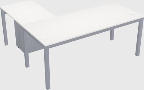 L-shaped desk