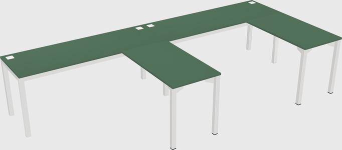 L-shaped desk