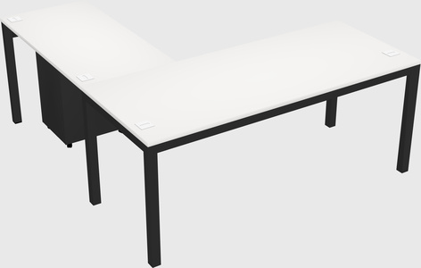 L-shaped desk