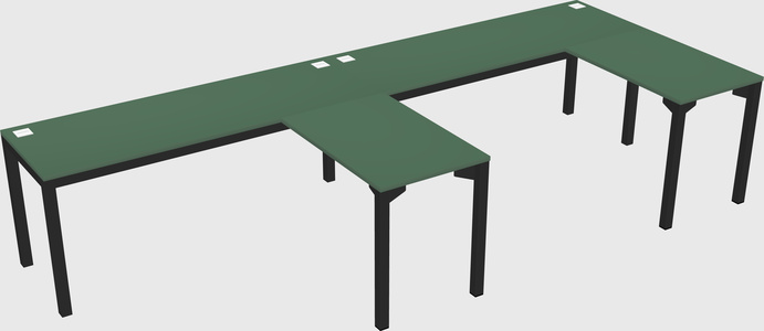 L-shaped desk