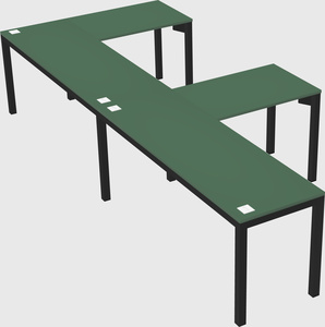 L-shaped desk