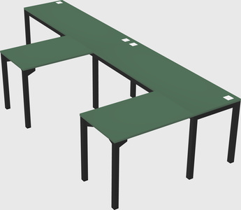 L-shaped desk