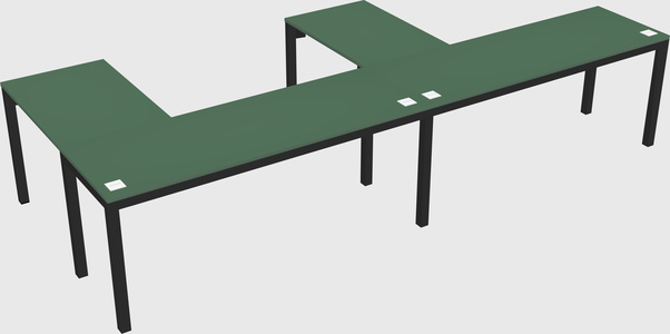 L-shaped desk