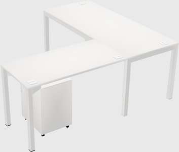 L-shaped desk