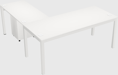 L-shaped desk