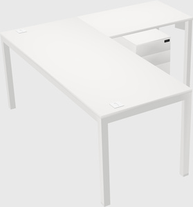 L-shaped desk