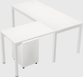L-shaped desk