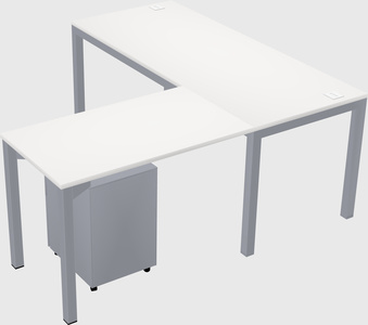 L-shaped desk