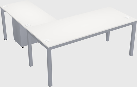 L-shaped desk