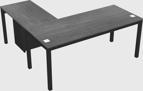 L-shaped desk