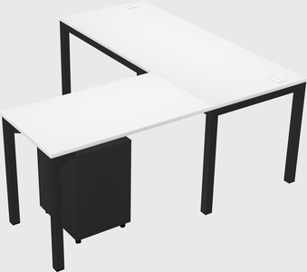L-shaped desk