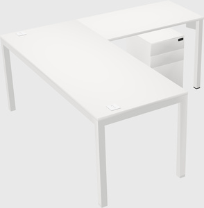 L-shaped desk