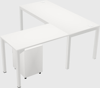L-shaped desk