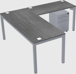 L-shaped desk