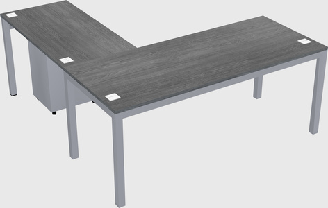 L-shaped desk