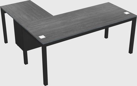 L-shaped desk