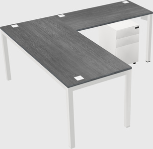 L-shaped desk