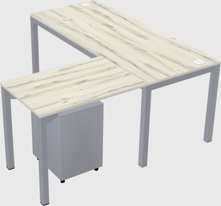 L-shaped desk