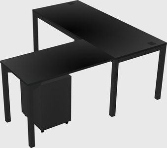L-shaped desk