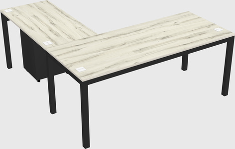 L-shaped desk