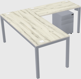L-shaped desk