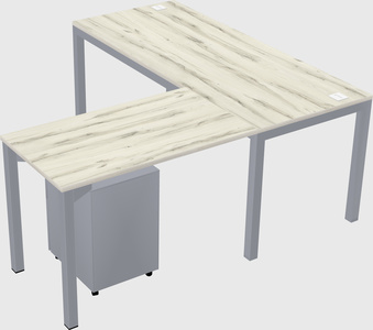 L-shaped desk