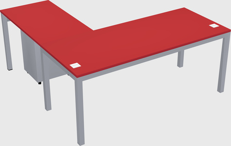 L-shaped desk