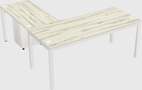 L-shaped desk