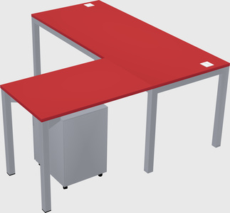 L-shaped desk
