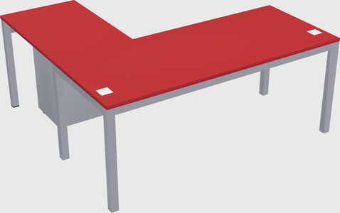 L-shaped desk