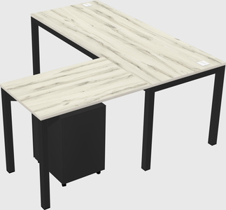 L-shaped desk