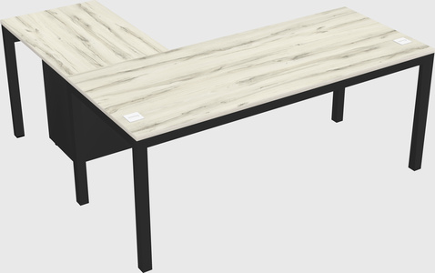 L-shaped desk