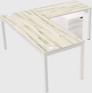 L-shaped desk