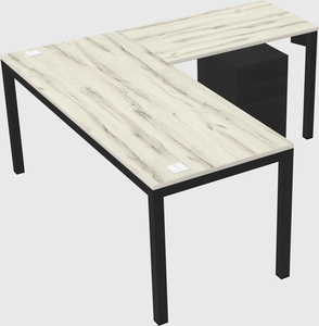 L-shaped desk