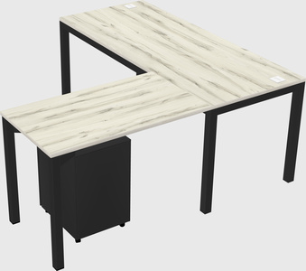 L-shaped desk