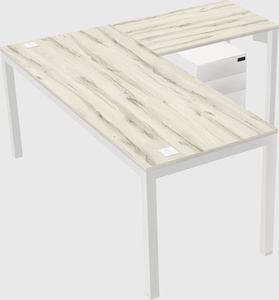 L-shaped desk