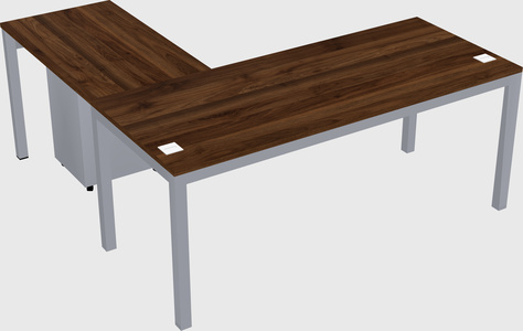 L-shaped desk